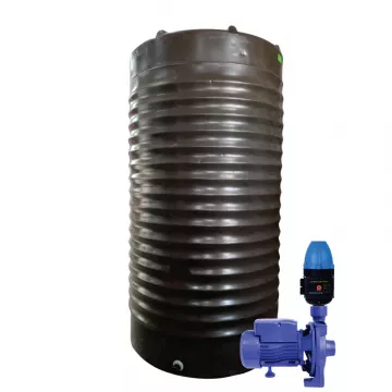1000l Slim tank and 0.55kw Monoblock Water Pump & Controller